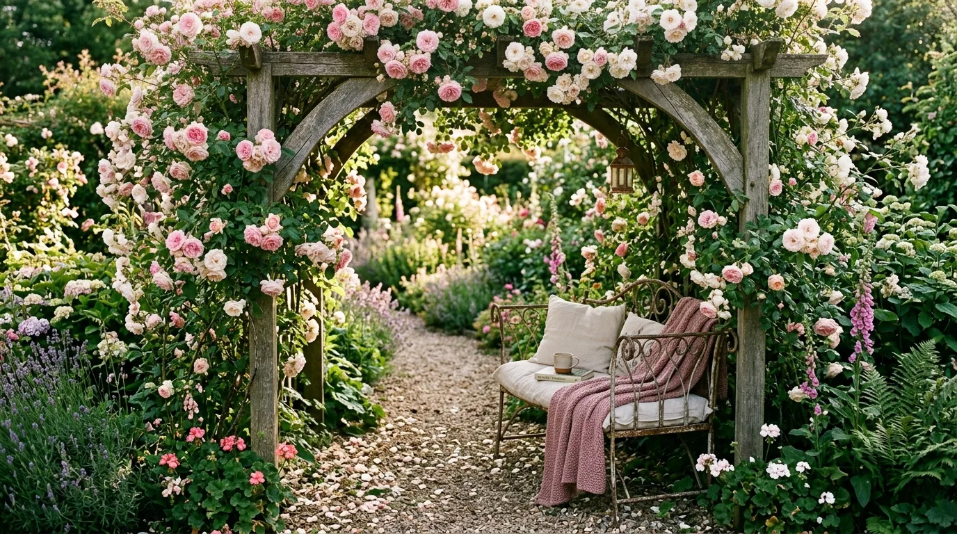 Formal Rose Beds With Structure